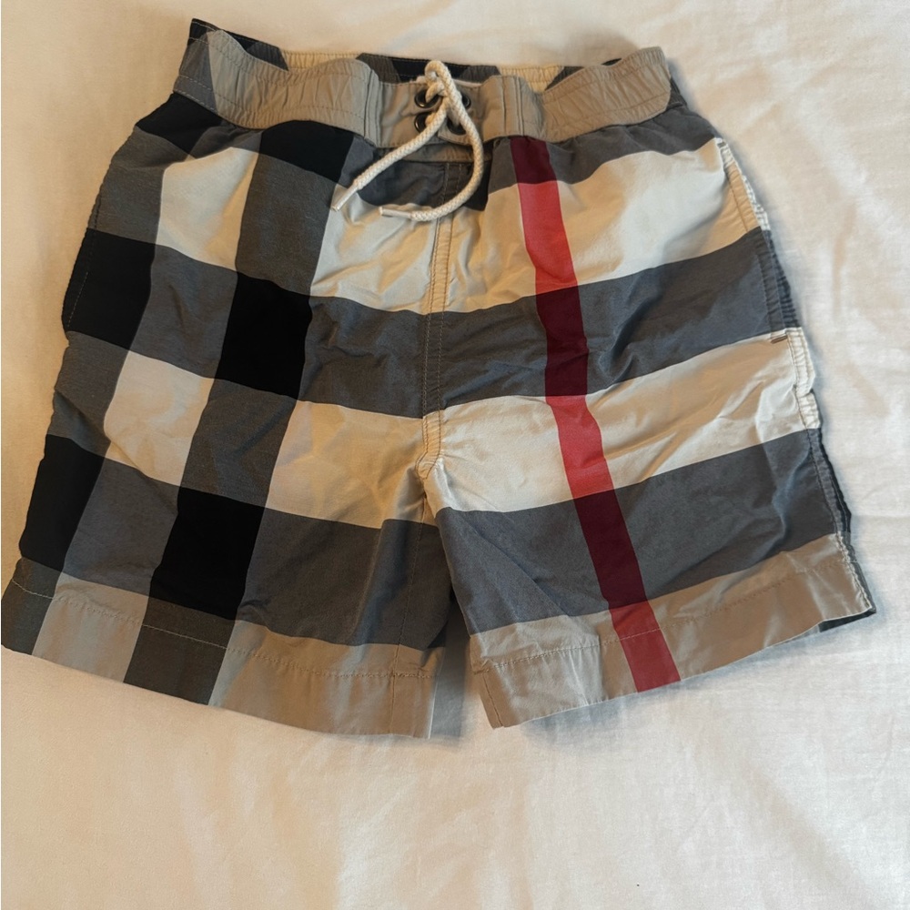 Burberry check swim short trunks